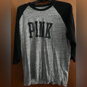 Pink VS baseball top